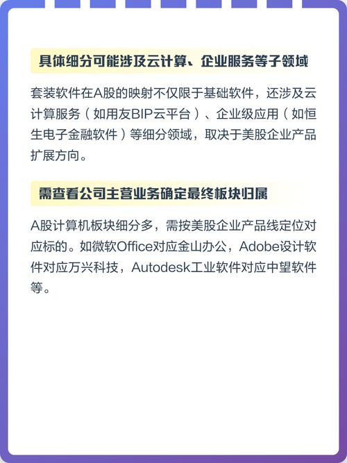 美股套装软件企业在A股市场的映射关系 产品标准化程度的核心作用